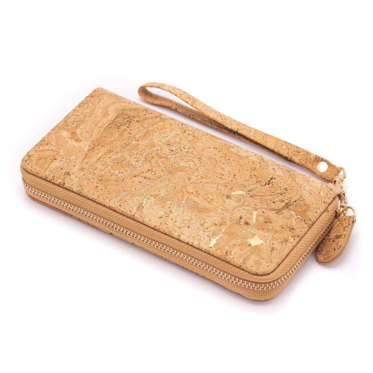 Kork Portemonnaie Gold